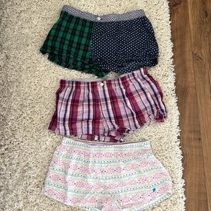 Aerie pajama shorts- lot of 6